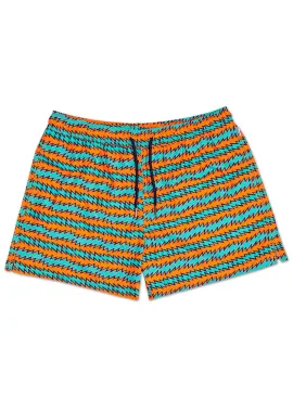 ROCK AND ROLL STRIPE SWIM SHORTS